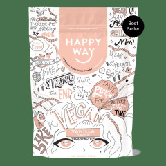 Vegan Protein Powder Vanilla 1kg by HAPPY WAY