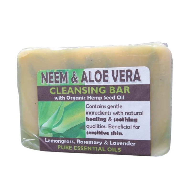 Neem & Aloe Vera Cleansing Bar 140g by HARMONY SOAPWORKS Neem & Aloe Vera Cleansing Bar 140g by HARMONY SOAPWORKS