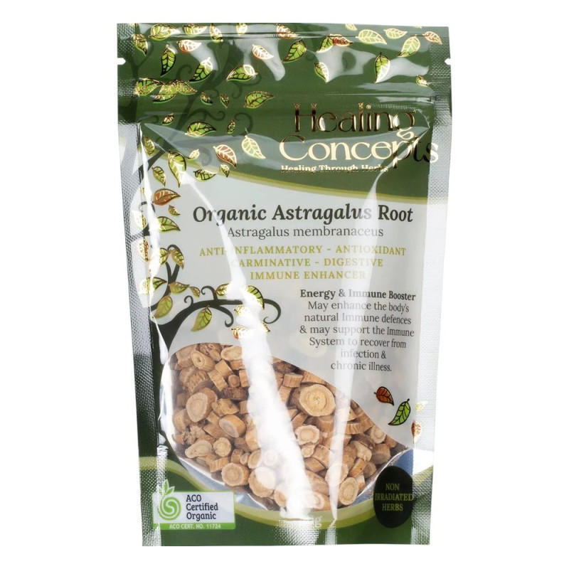 Organic Astragalus Root 50g by HEALING CONCEPTS Organic Astragalus Root 50g by HEALING CONCEPTS