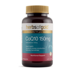 CoQ10 150mg Capsules (60) by HERBS OF GOLD