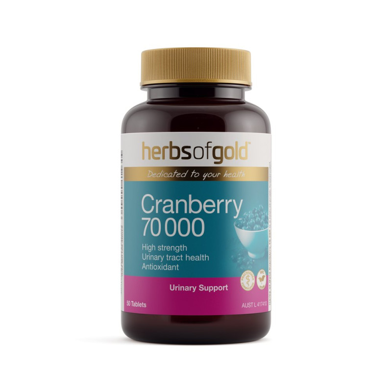 Cranberry 70,000 Tablets (50) by HERBS OF GOLD Cranberry 70,000 Tablets (50) by HERBS OF GOLD