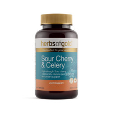Sour Cherry & Celery Capsules (60) by HERBS OF GOLD