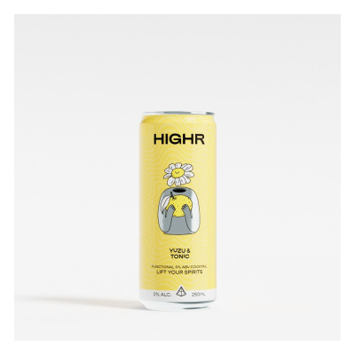 Non-Alcoholic Yuzu & Tonic 250ml by HIGHR SPIRITS