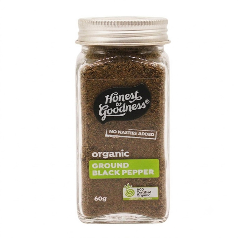 Ground Black Pepper 60g by HONEST TO GOODNESS Ground Black Pepper 60g by HONEST TO GOODNESS