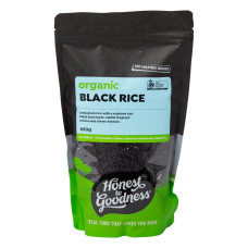 Organic Black Rice 650g by HONEST TO GOODNESS