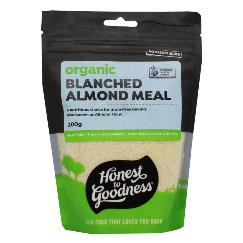 Organic Blanched Almond Meal 200g by HONEST TO GOODNESS Organic Blanched Almond Meal 200g by HONEST TO GOODNESS