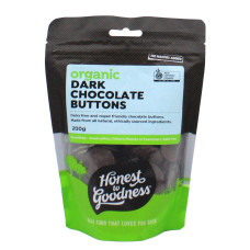 Organic Dark Chocolate Buttons 70% 200g by HONEST TO GOODNESS