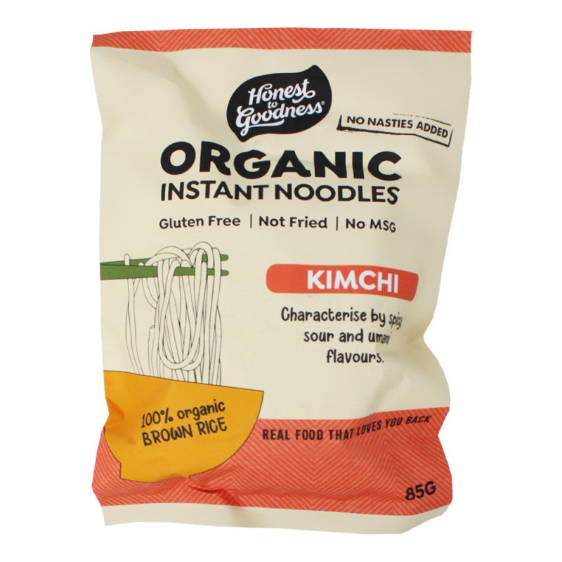 Organic Instant Noodles Kimchi 85g by HONEST TO GOODNESS Organic Instant Noodles Kimchi 85g by HONEST TO GOODNESS