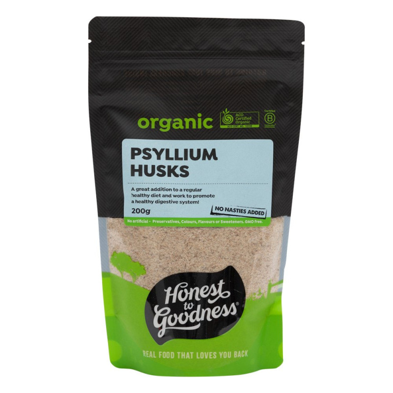 Organic Psyllium Husk 200g by HONEST TO GOODNESS Organic Psyllium Husk 200g by HONEST TO GOODNESS