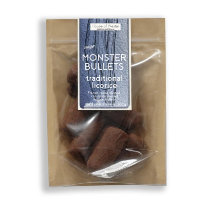 Monster Bullets Traditional Licorice 200g by HOUSE OF NESTAR