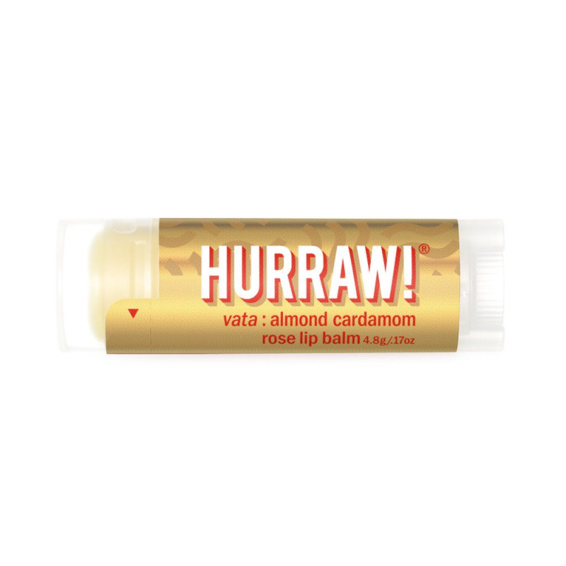 Almond Cardamom Rose Lip Balm by HURRAW! Almond Cardamom Rose Lip Balm by HURRAW!
