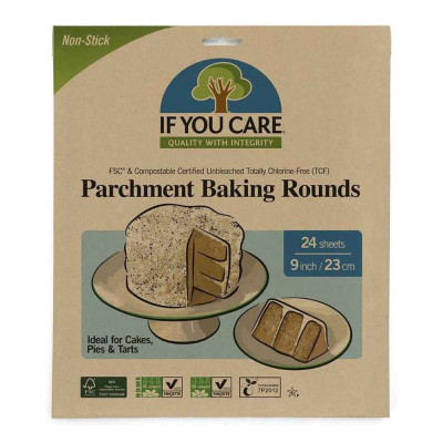 Parchment Baking Rounds (24 Sheets) by IF YOU CARE