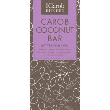 Carob Coconut Bar 80g by THE CAROB KITCHEN