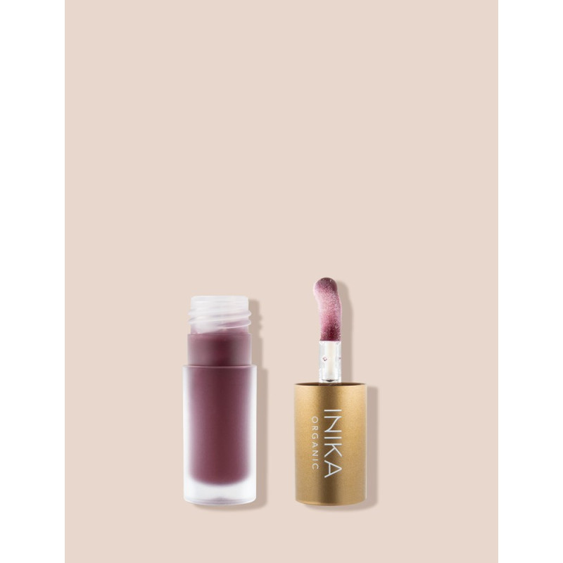 Organic Tinted Lip Oil - Mulberry 5ml by INIKA Organic Tinted Lip Oil - Mulberry 5ml by INIKA