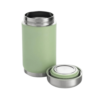 Insulated Food Flask Sage - Large 540ml by SEED & SPROUT