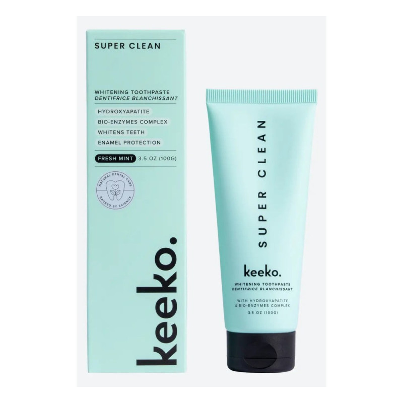 Super Clean Whitening Toothpaste 100g by KEEKO Super Clean Whitening Toothpaste 100g by KEEKO