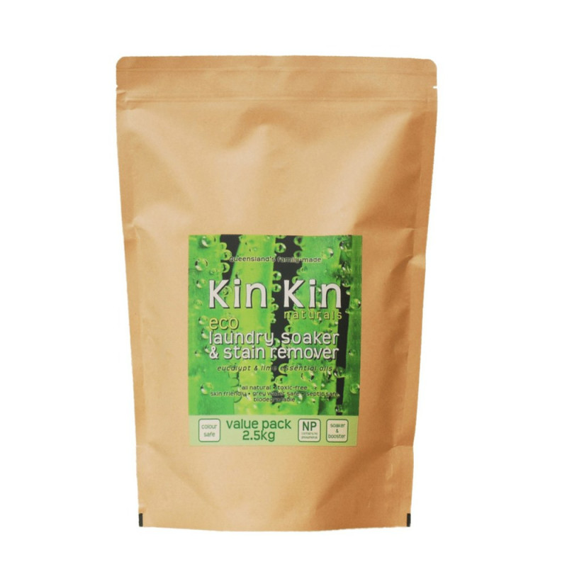 Laundry Soaker & Stain Remover - Eucalyptus & Lime 2.5kg by KIN KIN NATURALS Laundry Soaker & Stain Remover - Eucalyptus & Lime 2.5kg by KIN KIN NATURALS