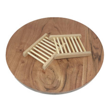 Bamboo Soap Holder by KING OF SUDS