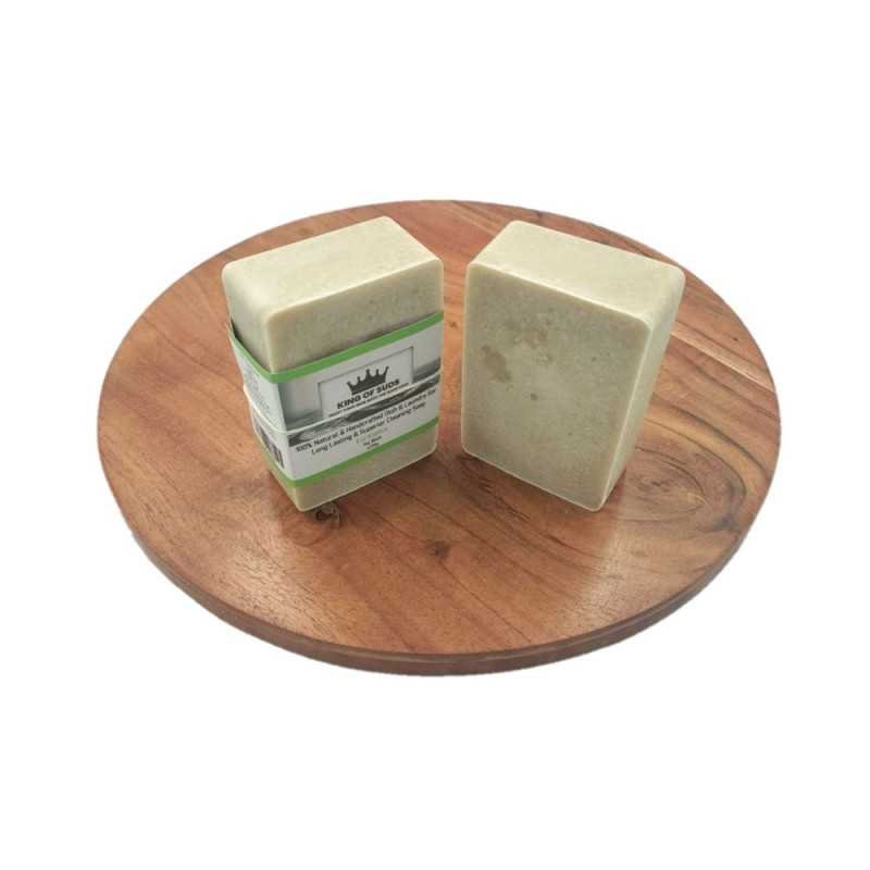 Coconut Dish & Laundry Soap Bar - Eucalyptus 220g by KING OF SUDS Coconut Dish & Laundry Soap Bar - Eucalyptus 220g by KING OF SUDS
