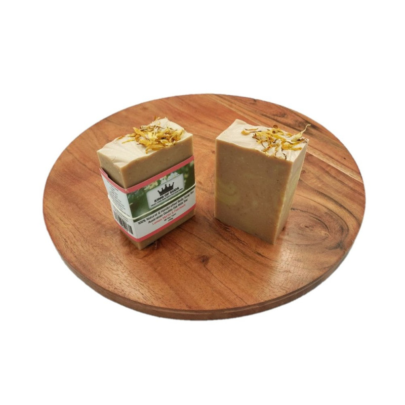 Double Oat Milk Bar - Lemon Myrtle & Patchouli 150g by KING OF SUDS Double Oat Milk Bar - Lemon Myrtle & Patchouli 150g by KING OF SUDS