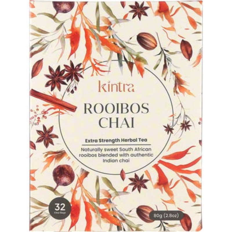 Rooibos Chai Tea Bags (32) by KINTRA FOODS Rooibos Chai Tea Bags (32) by KINTRA FOODS