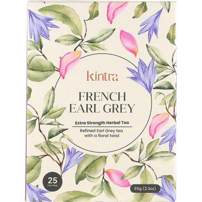French Earl Grey Tea Bags (25) by KINTRA FOODS