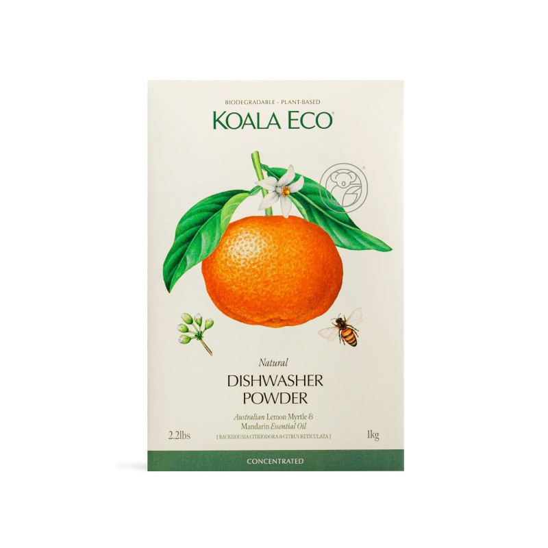Dishwasher Powder Lemon Myrtle & Mandarin 1kg by KOALA ECO