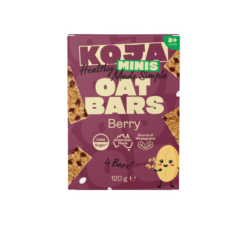Oat Bars Berry Mini's 4x30g by KOJA Oat Bars Berry Mini's 4x30g by KOJA