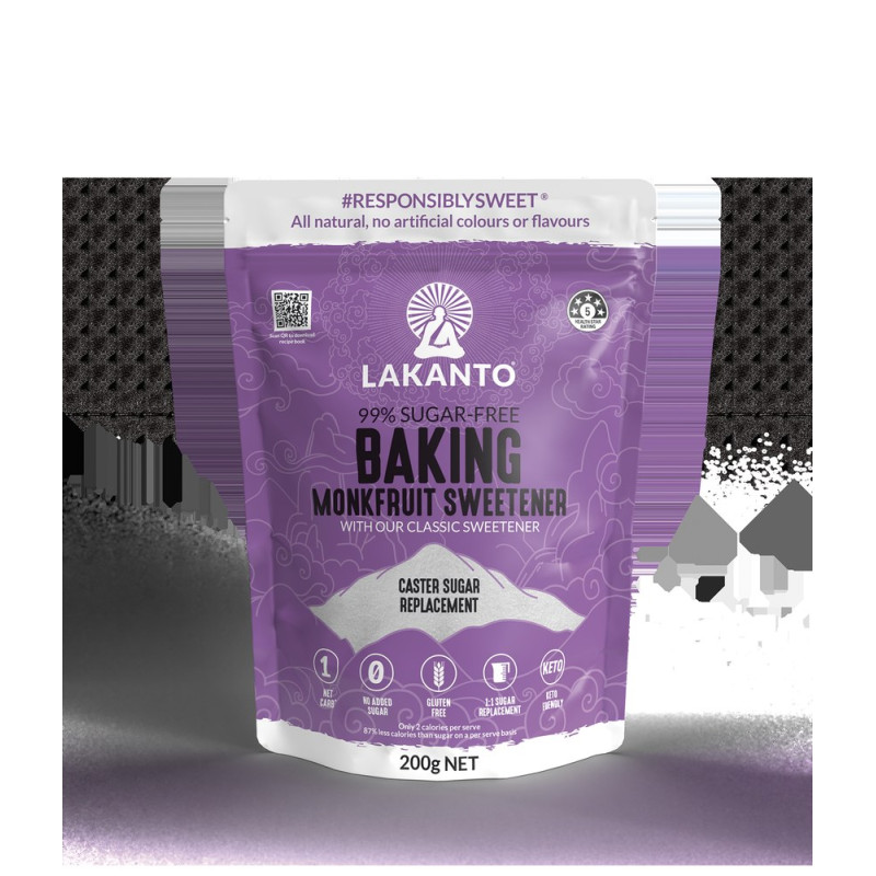 Monkfruit Sweetener Baking Blend 200g by LAKANTO Monkfruit Sweetener Baking Blend 200g by LAKANTO