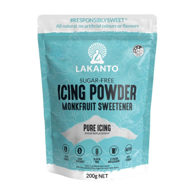 Monkfruit Sweetener Icing Powder 200g by LAKANTO