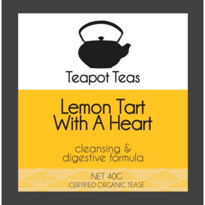 Lemon Tart With A Heart Tea by TEAPOT TEAS