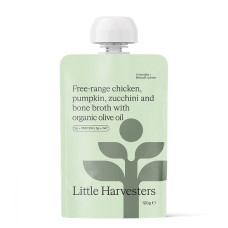 Free-Range Chicken & Zucchini Puree Pouch 120g by LITTLE HARVESTERS
