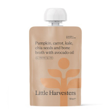 Pumpkin, Carrot & Kale Puree Pouch 120g by LITTLE HARVESTERS