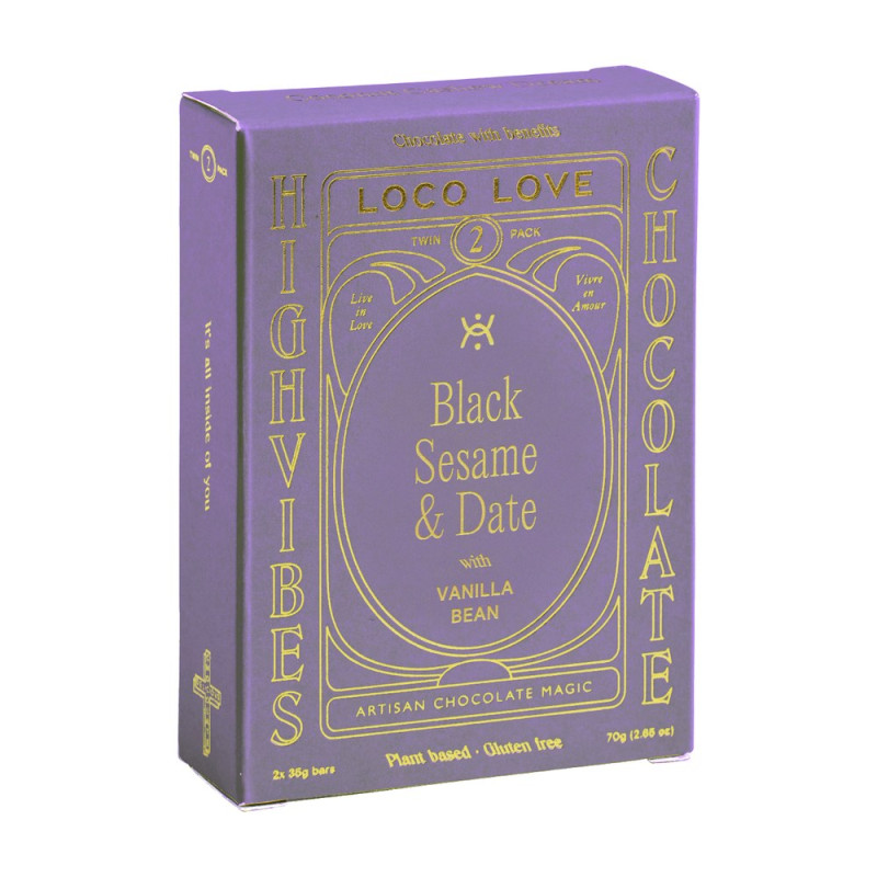 Black Sesame & Date Twin Pack 2x35g by LOCO LOVE Black Sesame & Date Twin Pack 2x35g by LOCO LOVE