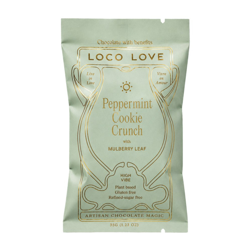 Peppermint Cookie Crunch Single 35g by LOCO LOVE Peppermint Cookie Crunch Single 35g by LOCO LOVE