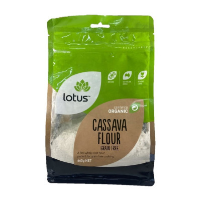 Organic Cassava Flour 660g by LOTUS