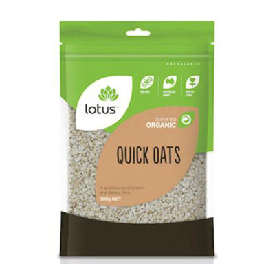 Organic Quick Oats 500g by LOTUS