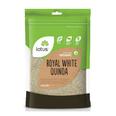 Organic Royal White Quinoa 600g by LOTUS