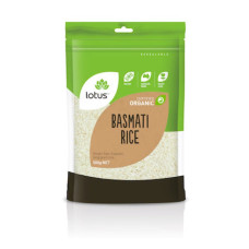 Organic White Basmati Rice 500g by LOTUS