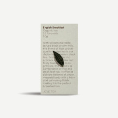 English Breakfast Pyramid Tea Bags (20) by LOVE TEA