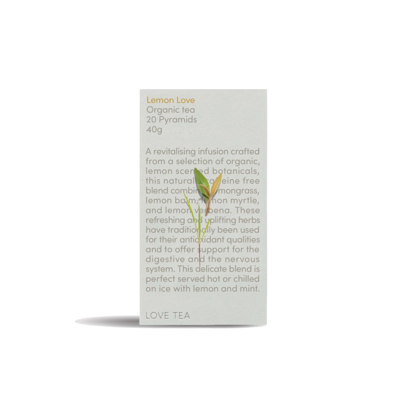 Lemon Love Pyramid Tea Bags (20) by LOVE TEA