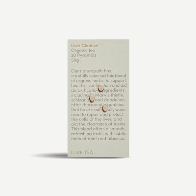 Organic Liver Cleanse Tea Bags (20) by LOVE TEA