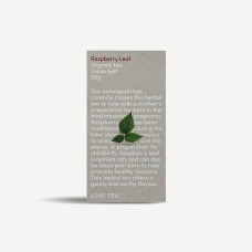 Organic Raspberry Leaf Loose Leaf Tea 50g by LOVE TEA