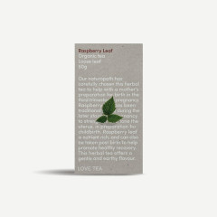 Organic Raspberry Leaf Loose Leaf Tea 50g by LOVE TEA