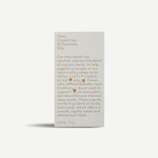 Organic Sleep Pyramid Tea Bags (20) by LOVE TEA
