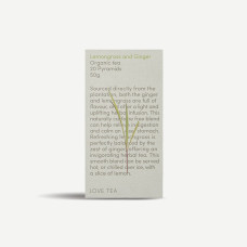Lemongrass & Ginger Pyramid Tea Bags (20) by LOVE TEA