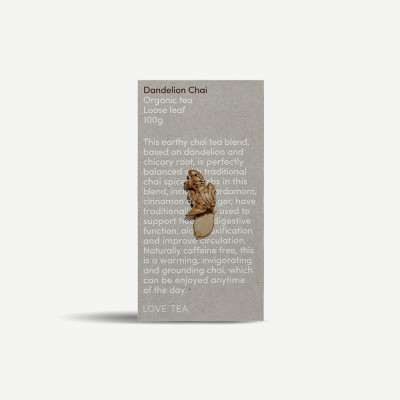 Dandelion Chai Loose Leaf Tea 100g by LOVE TEA