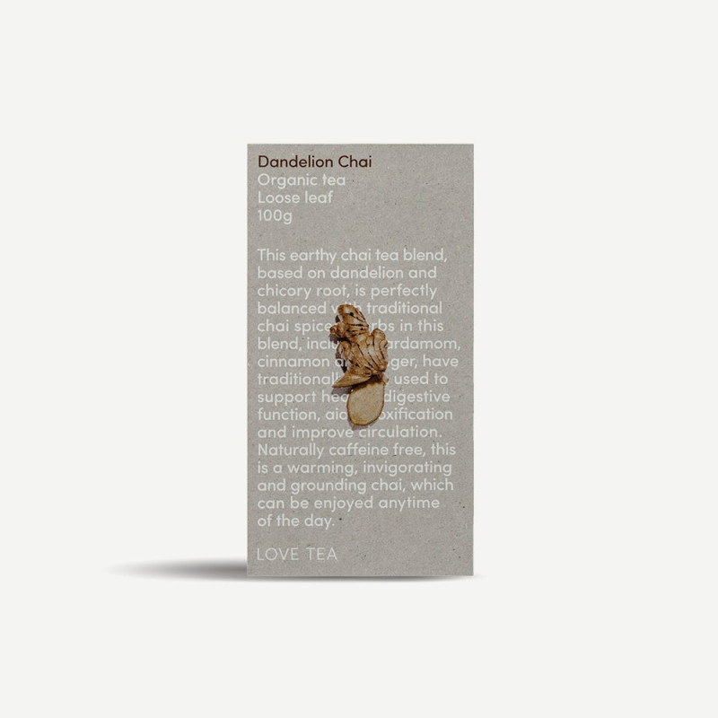 Dandelion Chai Loose Leaf Tea 100g by LOVE TEA