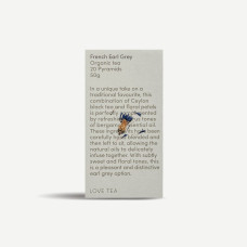 French Earl Grey Pyramid Tea Bags (20) by LOVE TEA