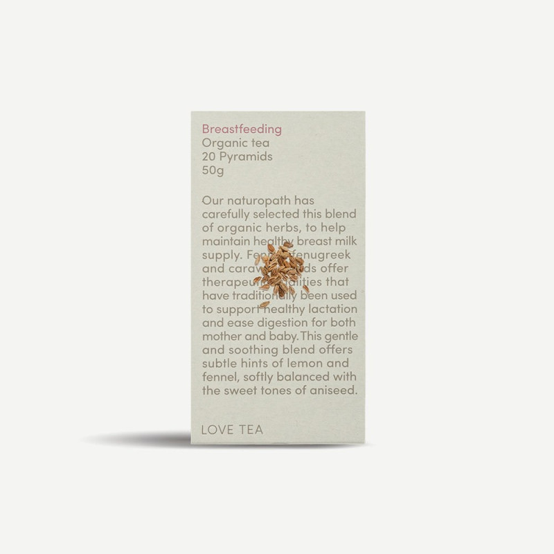 Organic Breast Feeding Pyramid Tea Bags (20) by LOVE TEA